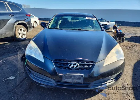 2010 Hyundai Genesis Coupe 2.0T из США, поврежденный, VIN KMHHT6KDXAU041741